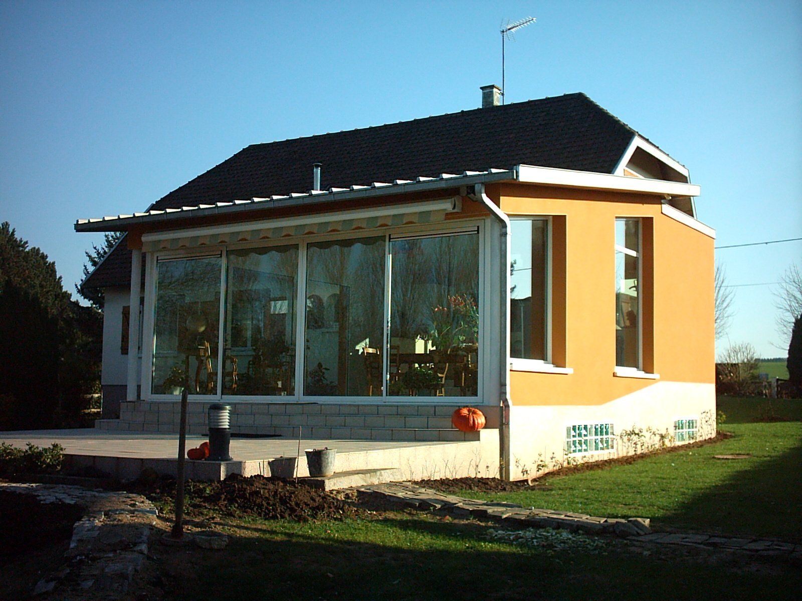 Travaux d'extension contemporaine