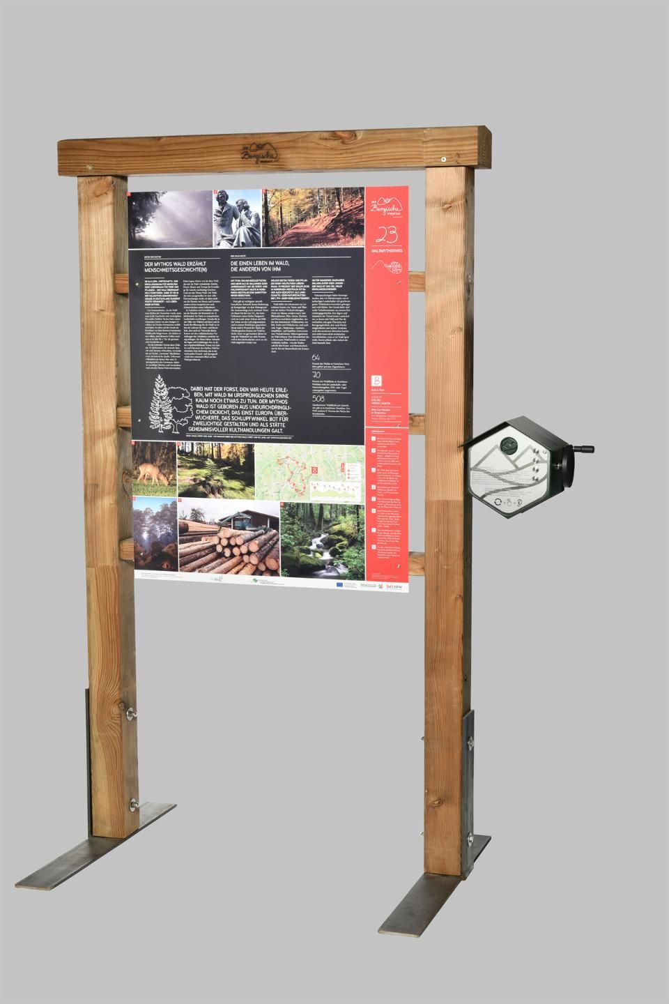 Zwitscherkiste Audiostation für mehr Natur, Metallbau