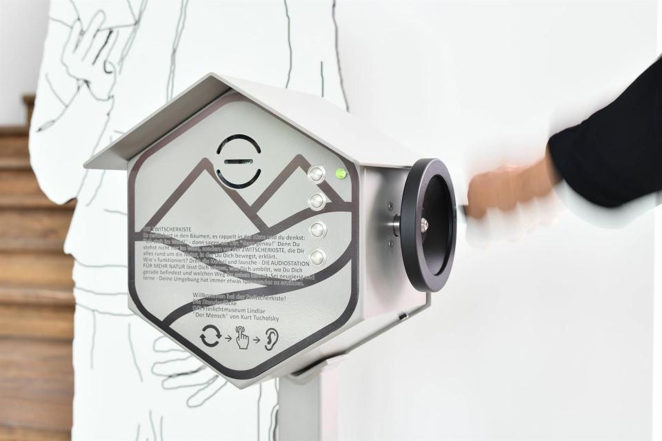 Zwitscherkiste Audiostation für mehr Natur, Metallbau