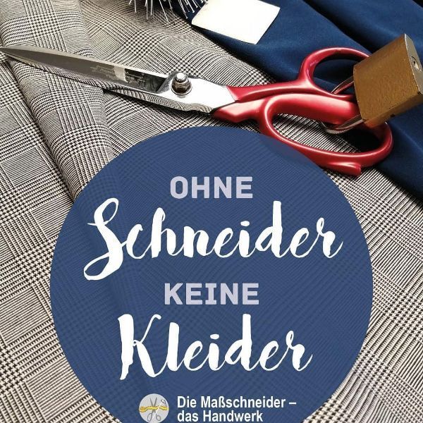 Gewand- & Maßatelier Birgit Schellhase Schere und Aufschrift