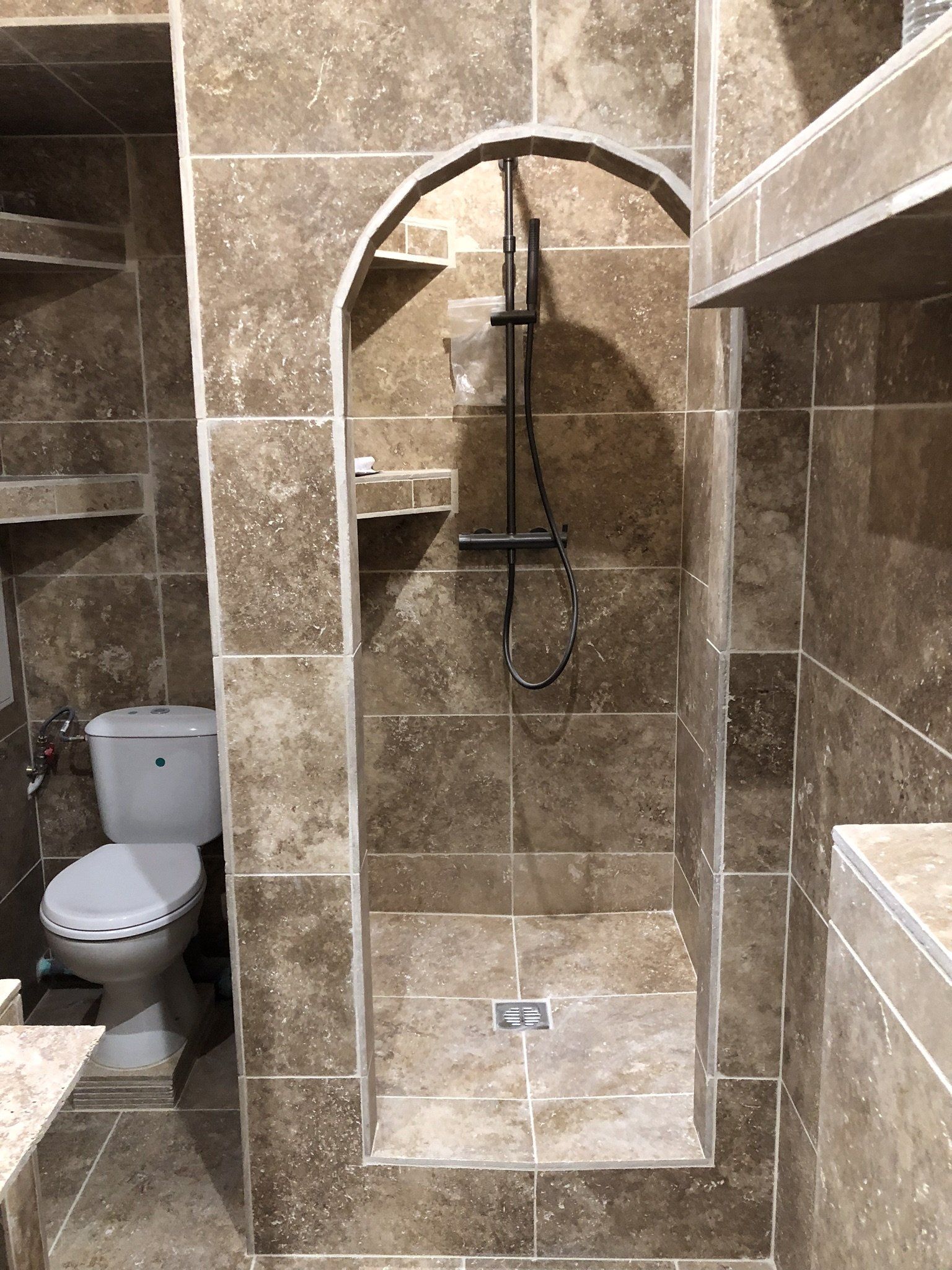 Salle de bains carrelage