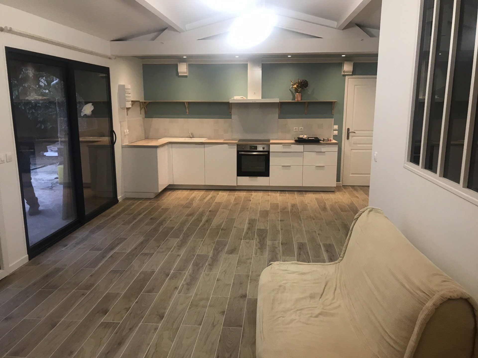 Chantier intérieur après