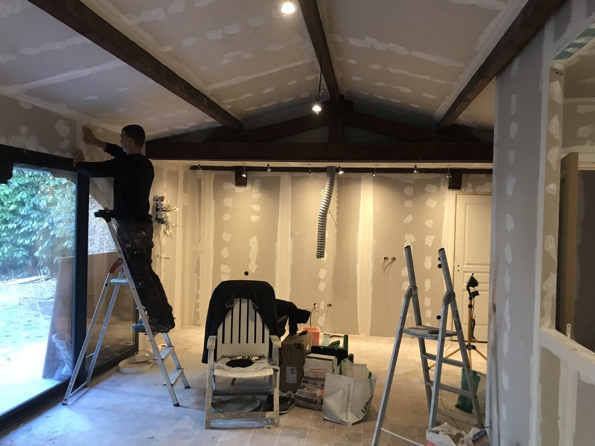 Chantier intérieur avant