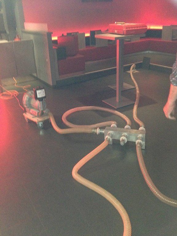 Lugon assechement - Martigny - ventilateur