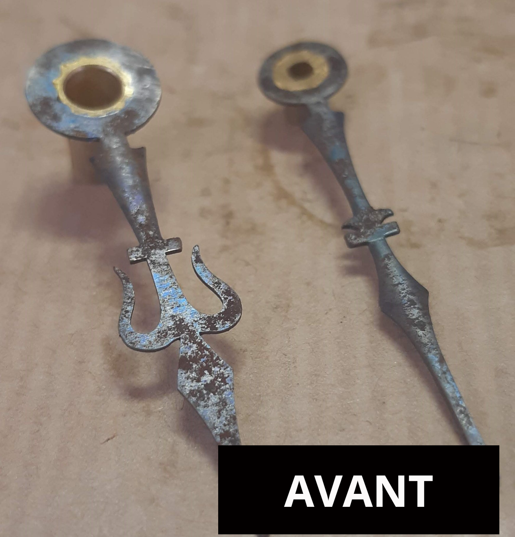 Polissage aiguilles avant