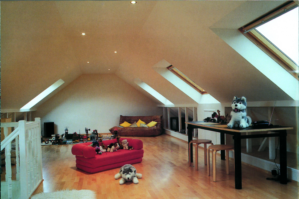 Salle de jeux en mezzanine