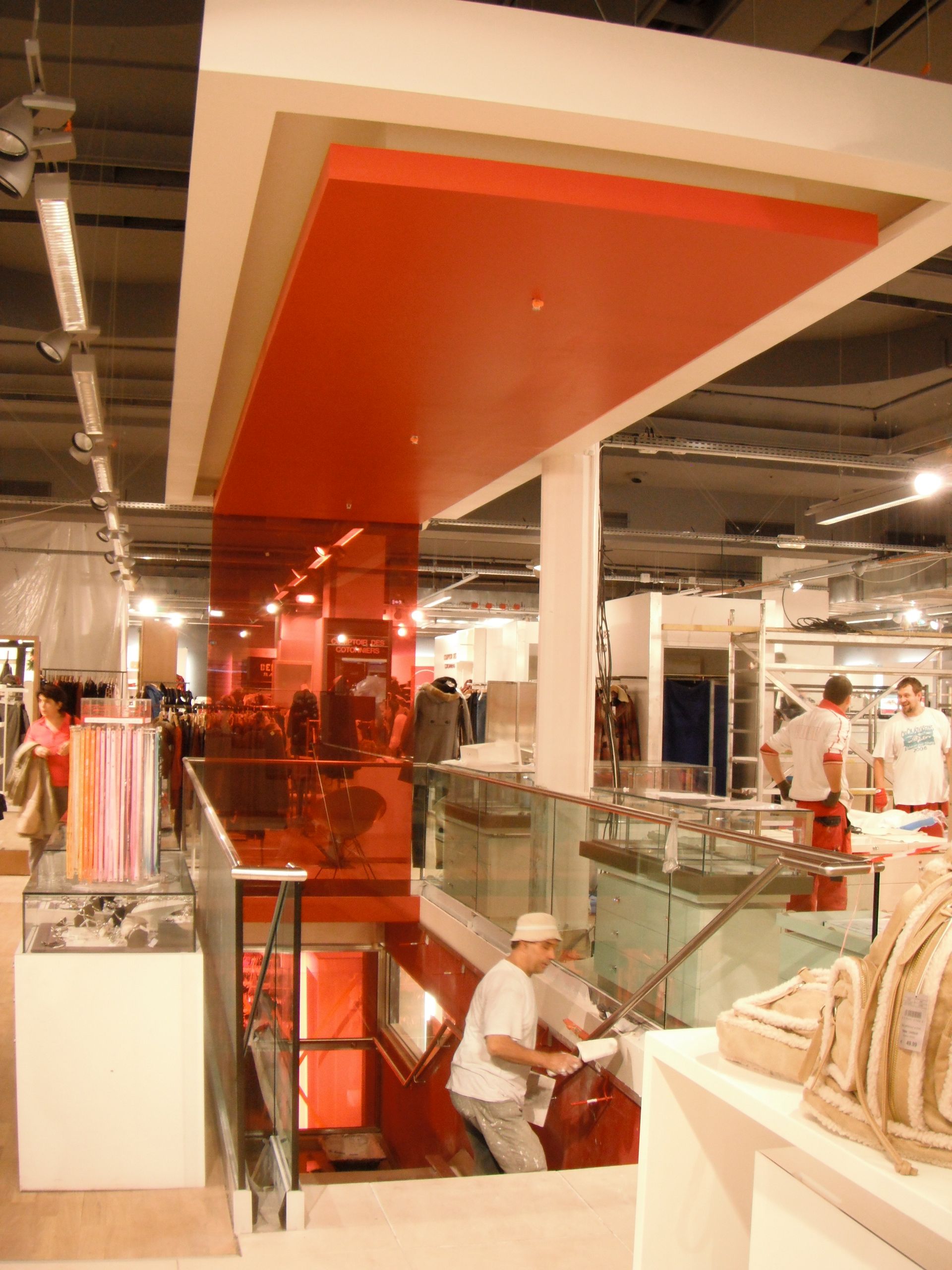 Plafond en staff dans une villa