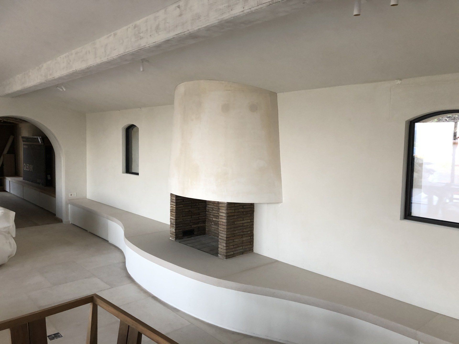 Construction d'une hotte de cheminée pour un particulier