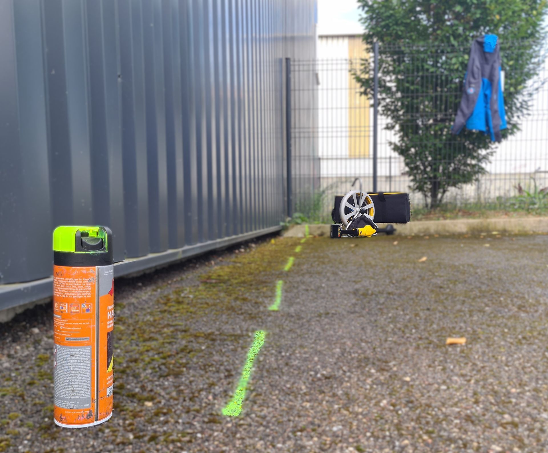 Traçage de réseau avec gaz traceur.