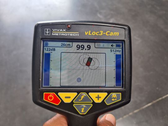 Traçage d'un réseau avec du gaz traceur.