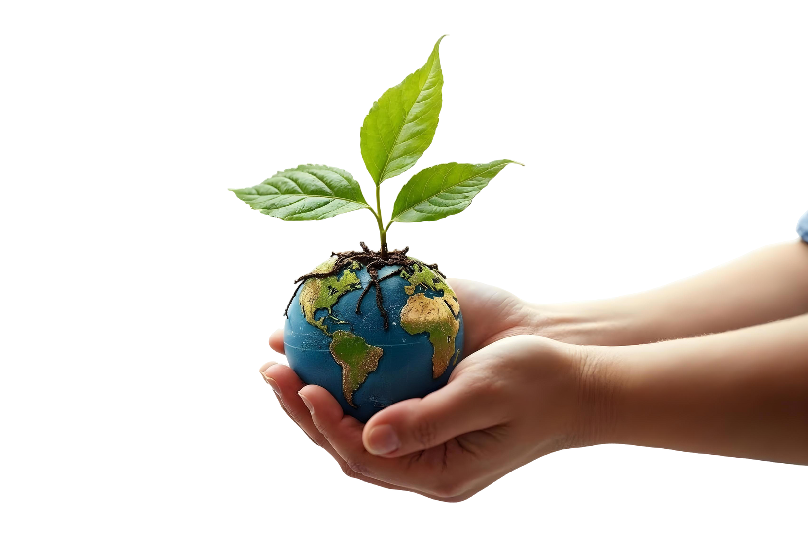 La Terre dans les mains.