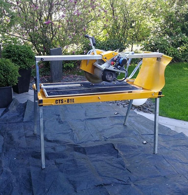 Nassschneidemaschine