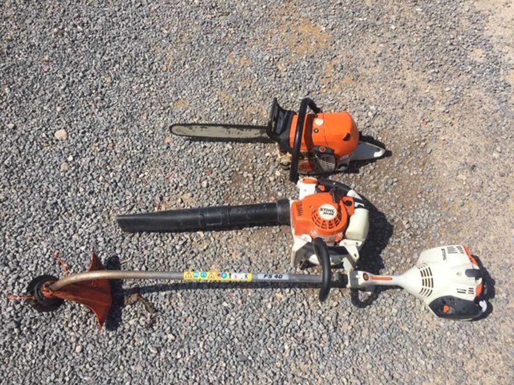 Laubbläser, Kettensäge, Freischneider