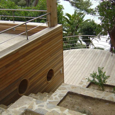 aménagement extérieur en bois