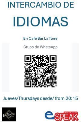 A poster that says todos los jueves a partir de las 20:00