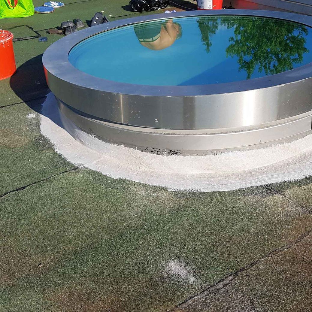 Impermeabilizzazioni con resine di terrazze docce piscine vasche fiori tetti scale