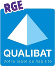 Logo de certification RGE Qualibat.