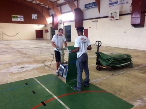 Entretien sol salle de sport