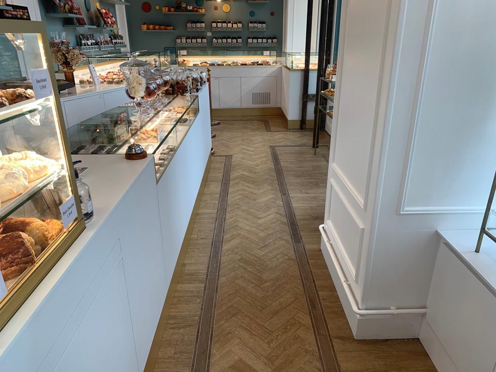 Chalon-sur-Saône Parquet chevron