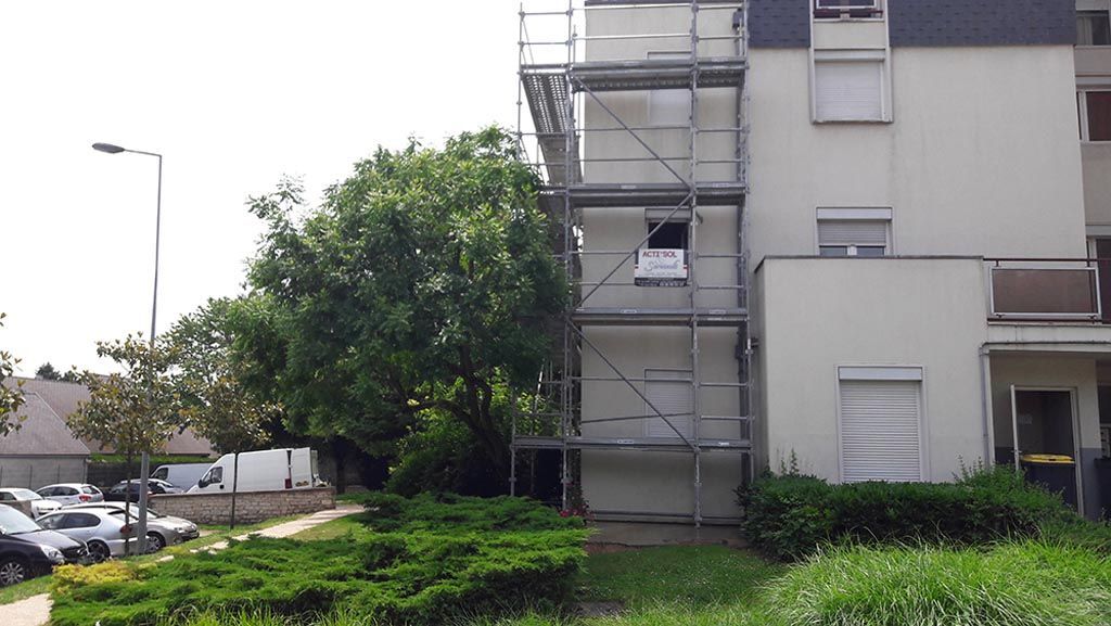 Échafaudage façade
