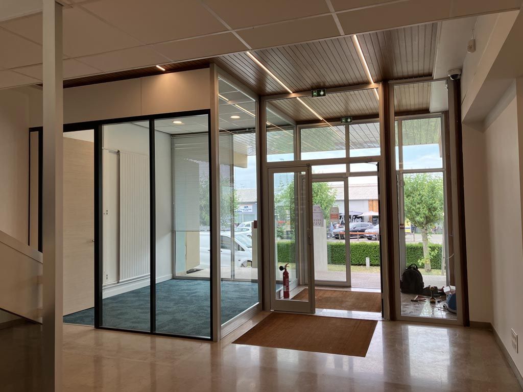 Pose moquette accueil