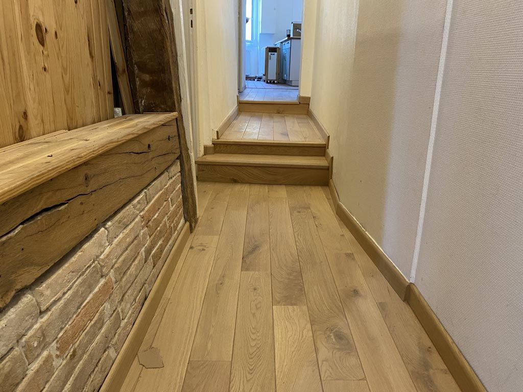 Parquet massif collé Chalon-sur-Saône