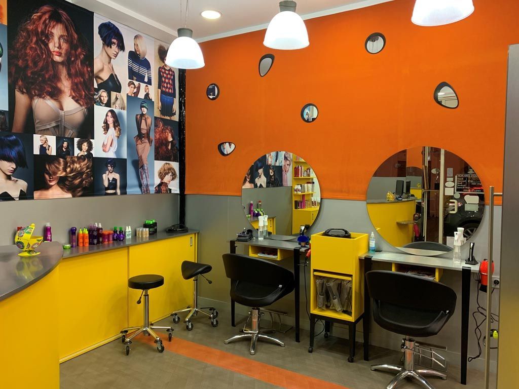 Revêtement mural orange