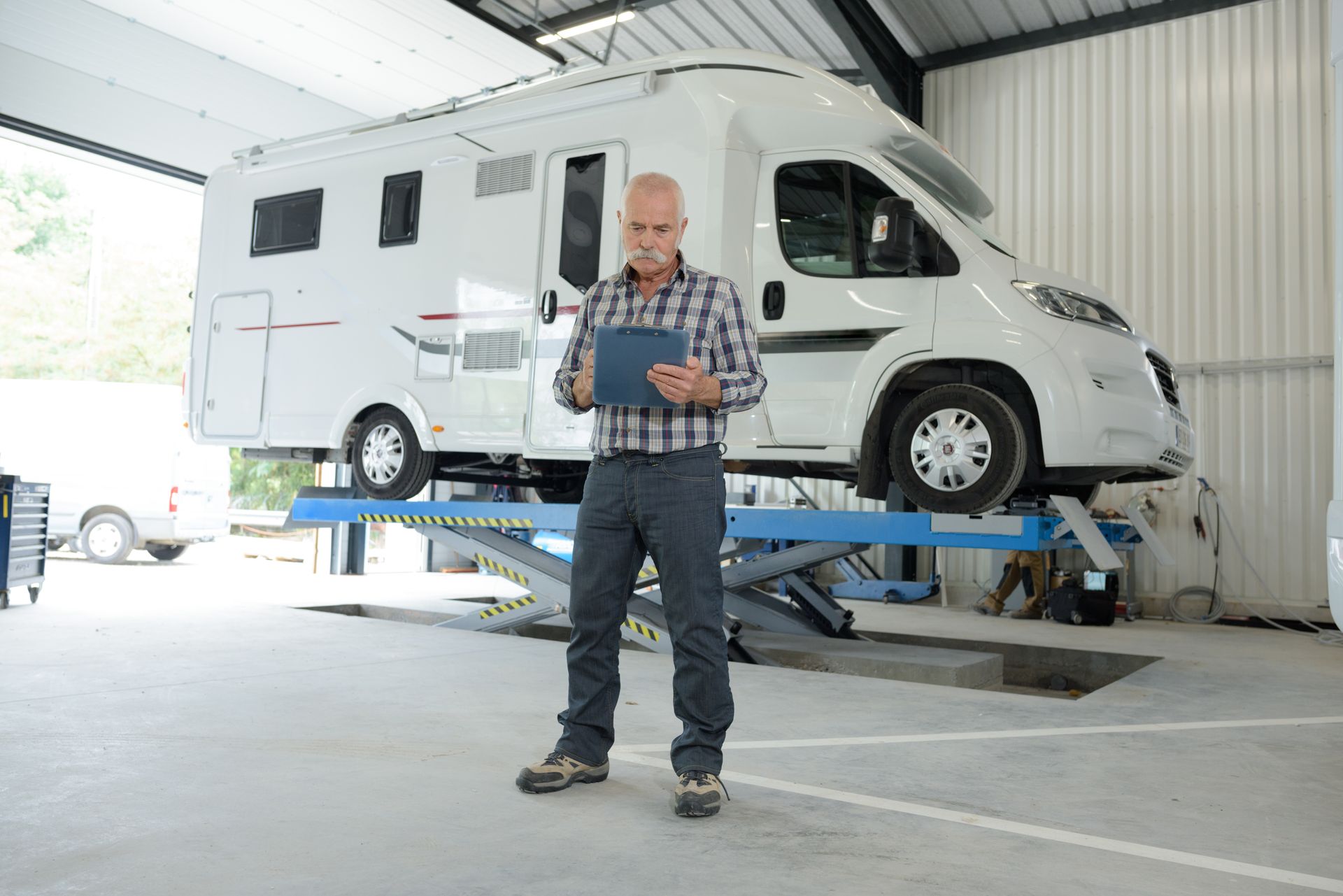 Contrôle technique d'un camping-car