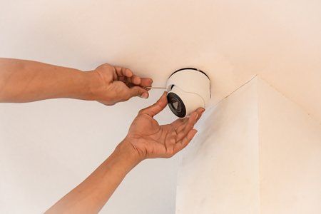 Caméra de sécurité qui fait alarme