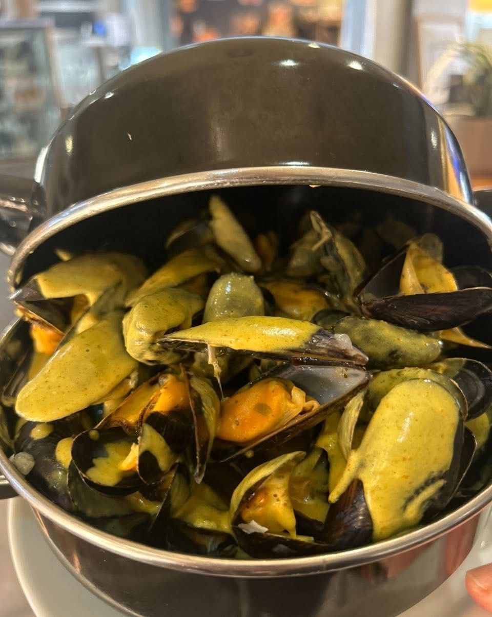 Moules au curry