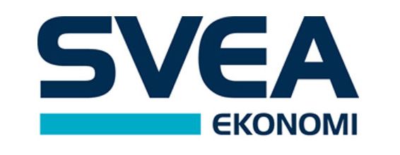 SVEA Ekonomi logo in dark blue and teal on a white background