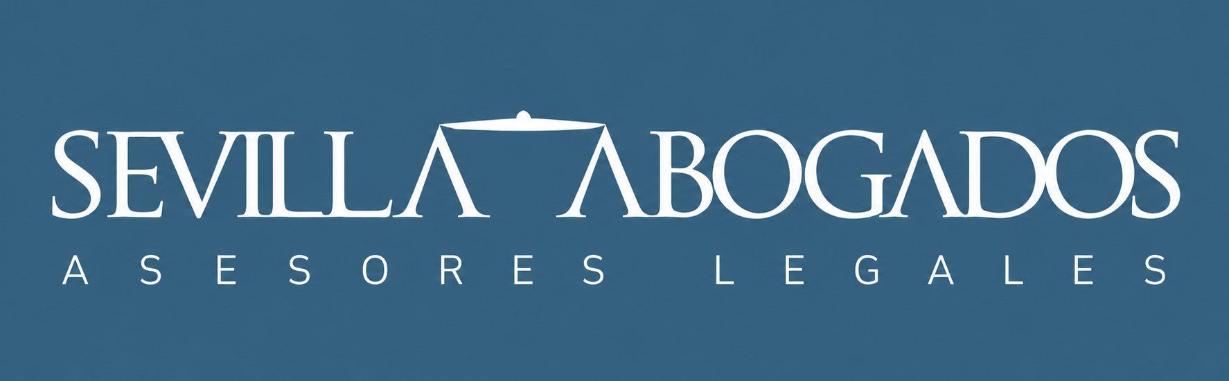 Logotipo de Ignacio Fernández Abogados en blanco sobre fondo azul con un monograma de escudo central.
