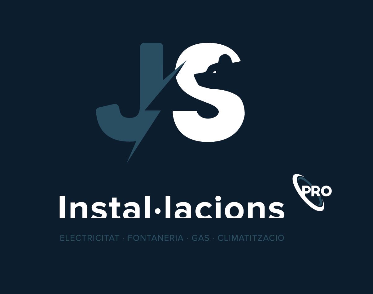 Un logotipo para una empresa llamada instalacions pro