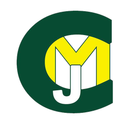 Un logotipo verde y amarillo con la letra j en el medio.