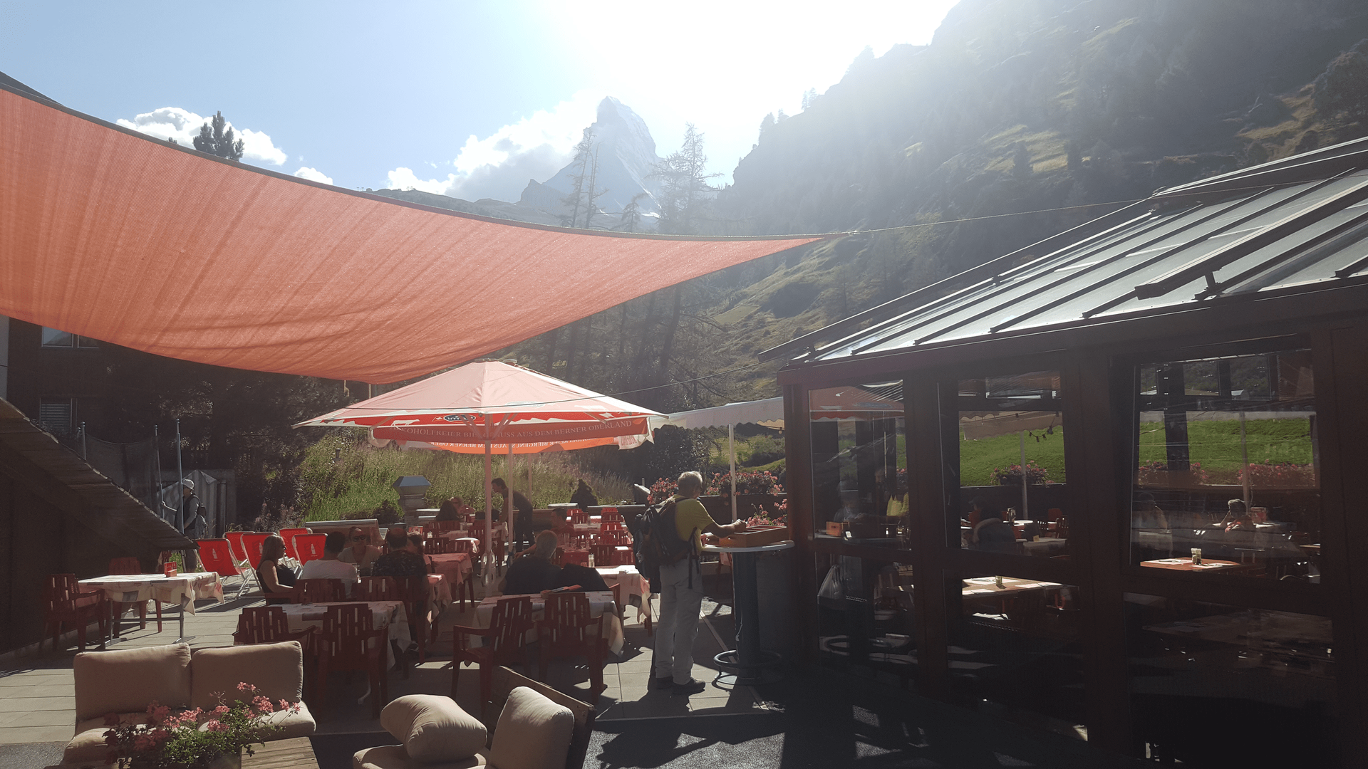 Restaurant Terrasse - Restaurant Pizzeria Klein Matterhorn