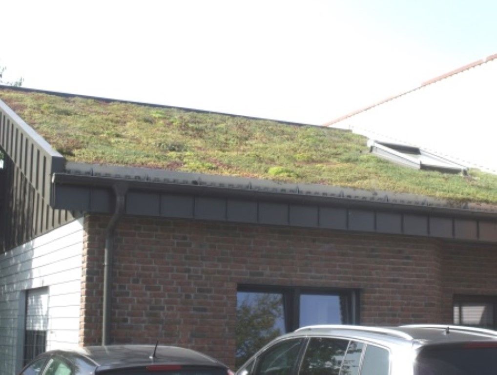 Gebäude mit Flachdach