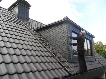 Haus mit Ziegeldach