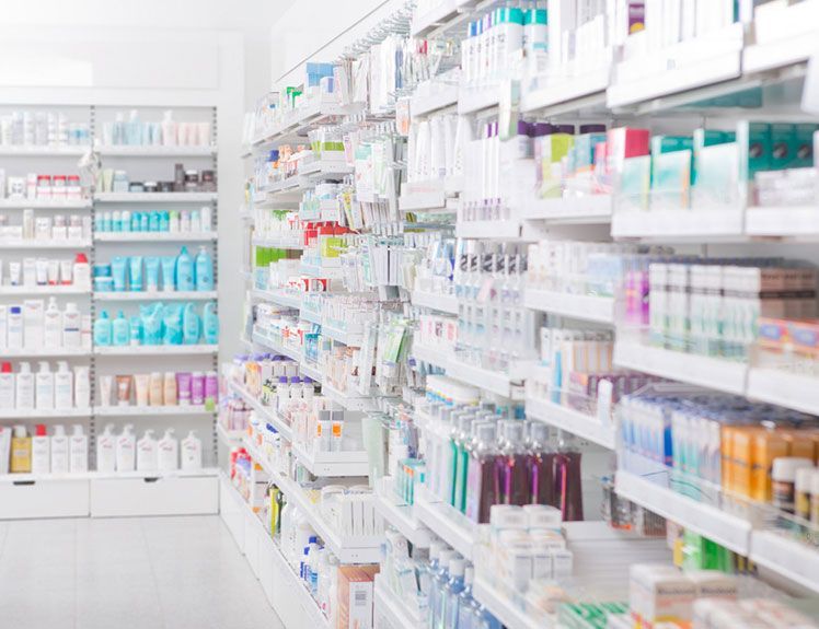 Rayonnage de pharmacie