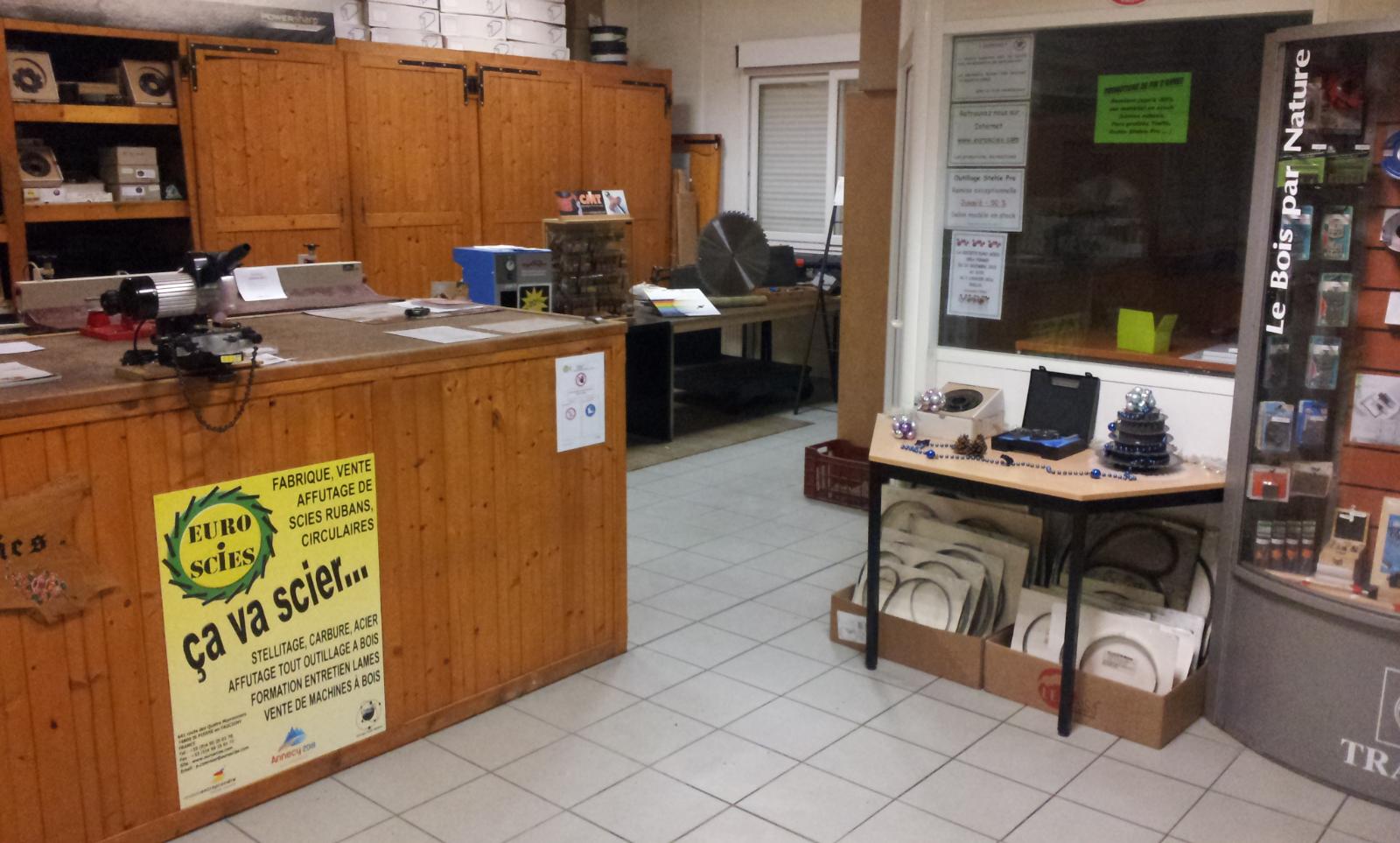 Intérieur de l'entreprise