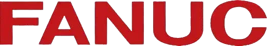 Un logotipo de Fanuc rojo sobre un fondo blanco