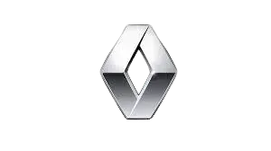 El logotipo de Renault está sobre un fondo blanco.