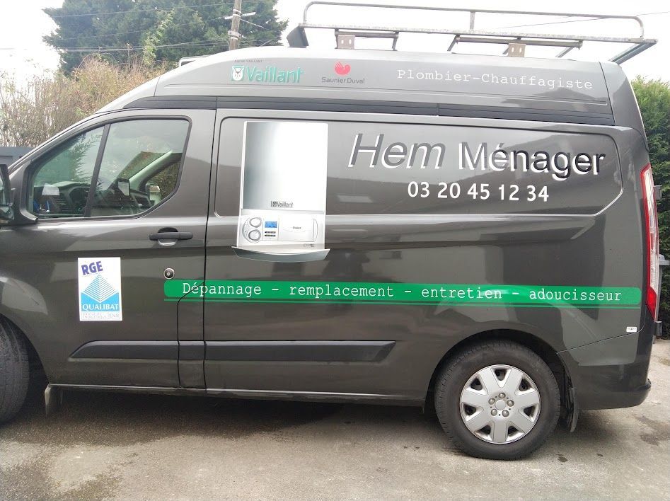 Camion de l'entreprise Hem Ménager