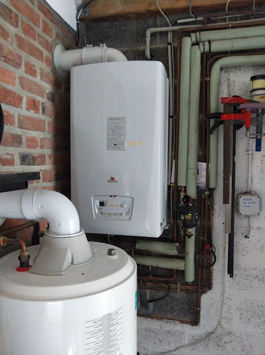 Chaudière au gaz remplacée
