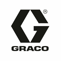 ein schwarz-weißes Logo für ein Unternehmen namens Graco