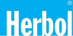ein blau-weißes Logo für Herbol