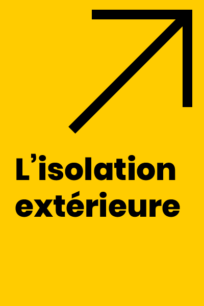 Bouton qui redirige vers la page Isolation extérieure du site