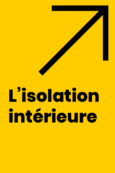 Bouton qui redirige vers la page Isolation intérieure du site