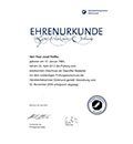 Ehrenurkunde