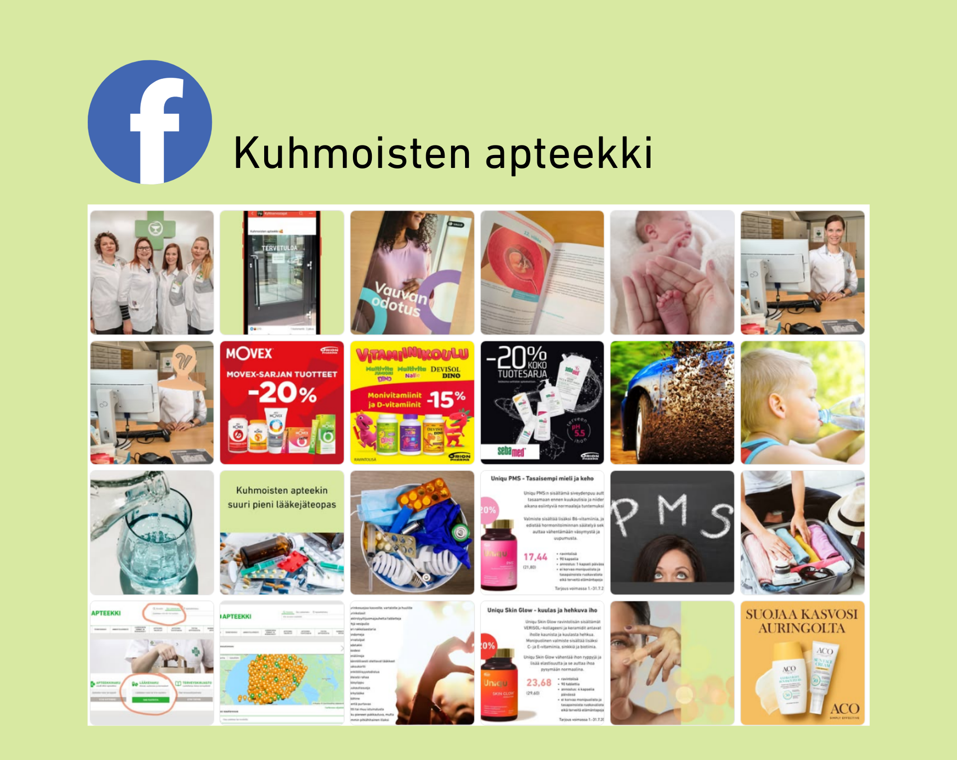 Kuhmoisten apteekki Facebook