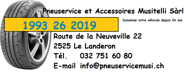 Logo - Pneuservice et Accessoires Musitelli Sàrl - Le Landeron